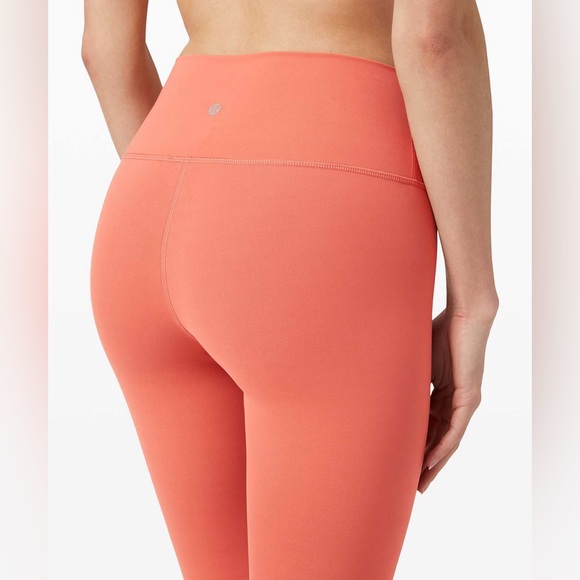 Lululemon Wunder Under High-Rise Tight 28" *Full-On Luxtreme Rustic Coral Orange - Picture 2 of 13